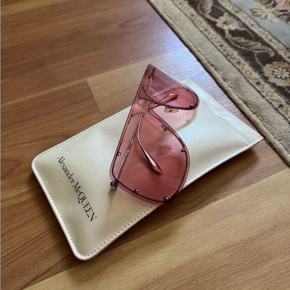 Pink Shield Sunglasses